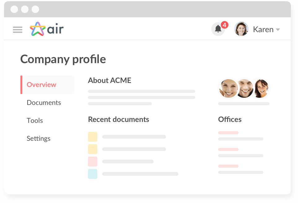 Air HR company information, documents, and policies
