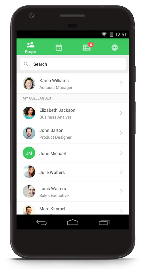 Android HR app - People Directory